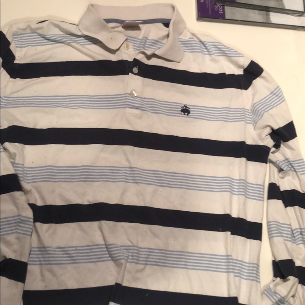 Brooks brother 1/4 burton up long sleeve